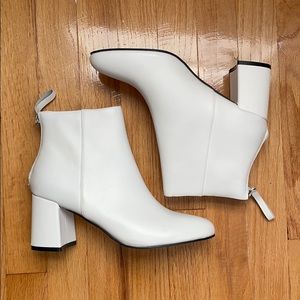 Brand New Steve Madden White Booties